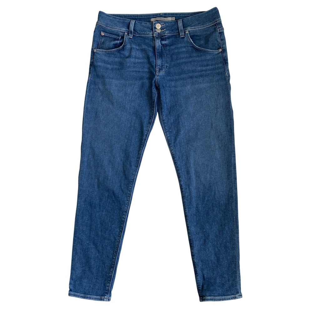 Hudson Collin Mid Rise Skinny Ankle Jeans Blue Flap Pocket Size‎ 30 EUC